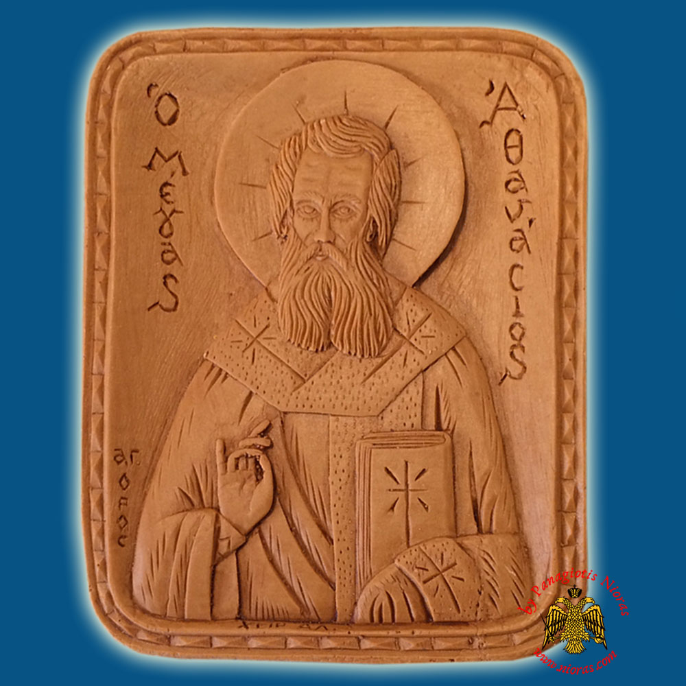 Icon from BeeWax Saint Athanasios