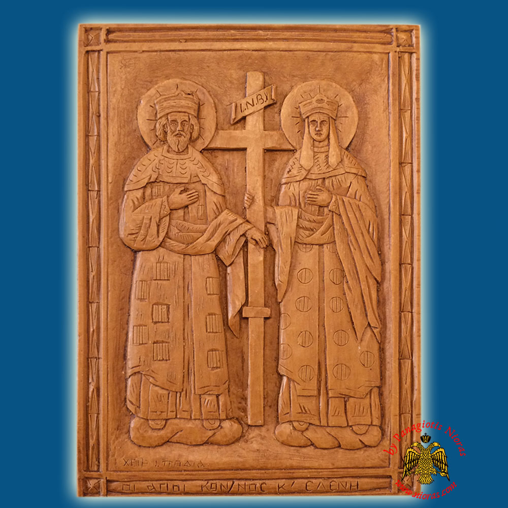 BeeWax Holy Icon Saints Konstantine & Saint Helen