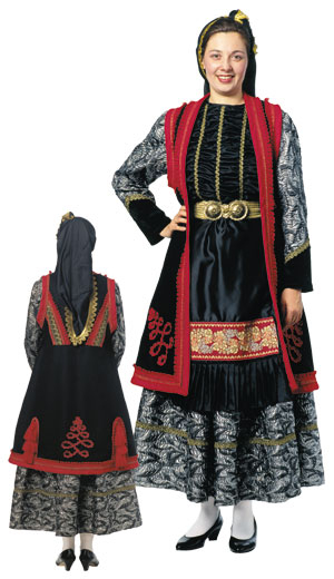 Zitsa Female Traditional Dance Costume