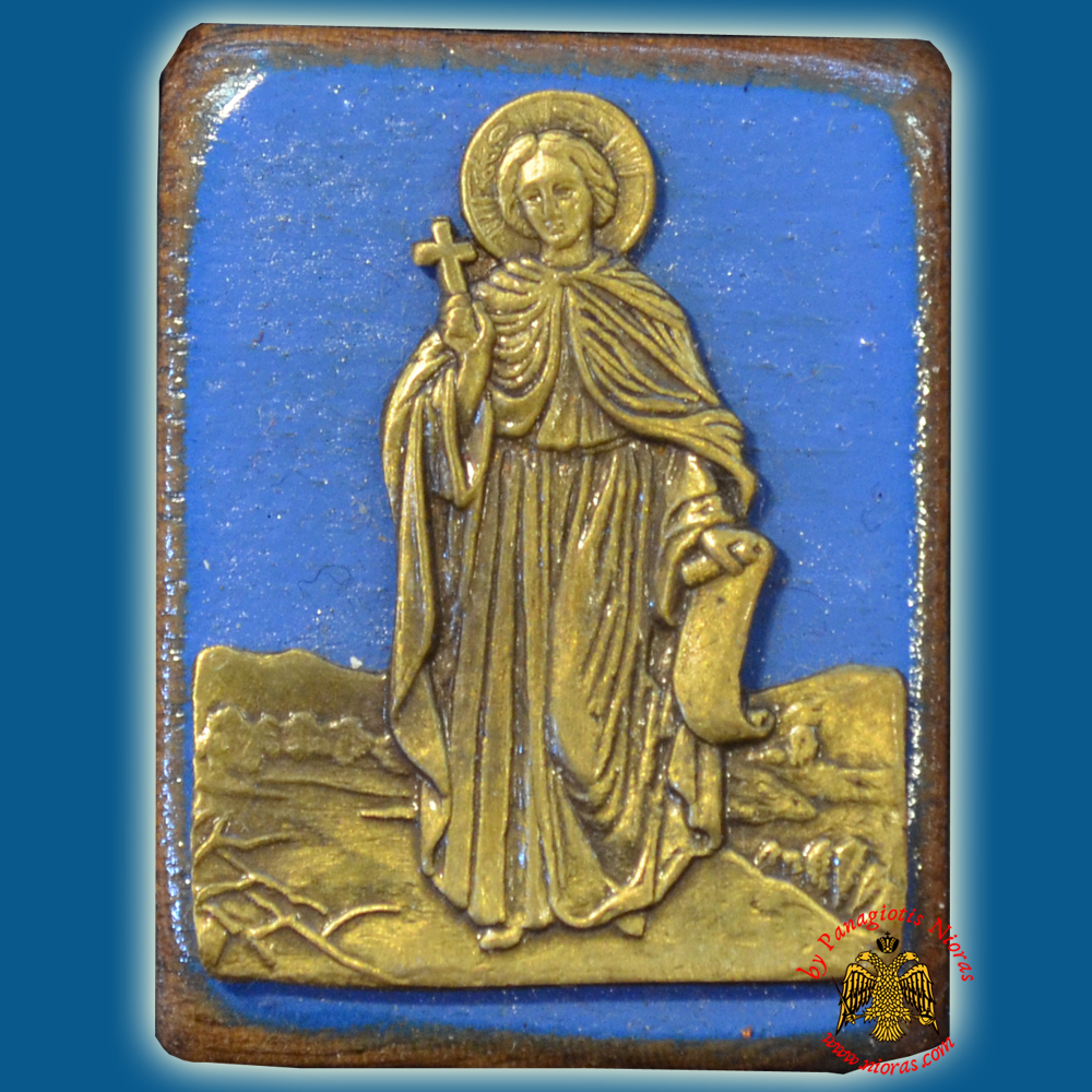 Wooden Orthodox Icon Saint John the Russian Mangetic or Hanging