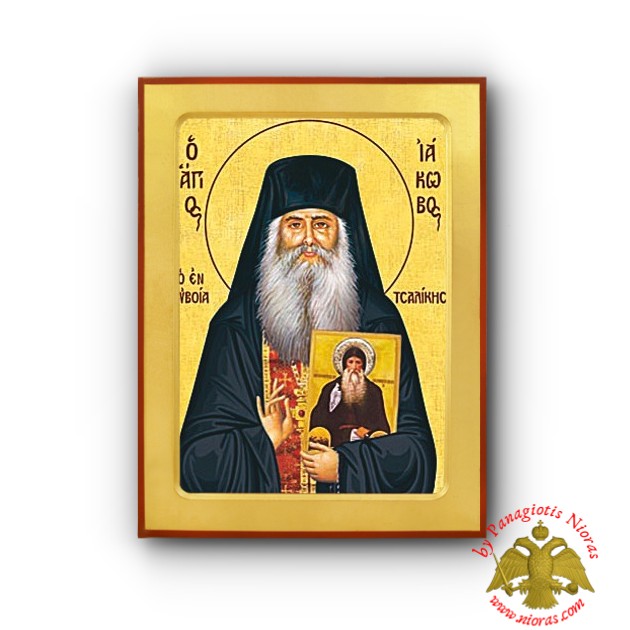 Saint James Tsalikes Byzantine Wooden Icon of Euboea