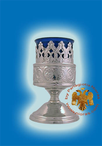 Metal Design A Standing Oil Candle Nickel