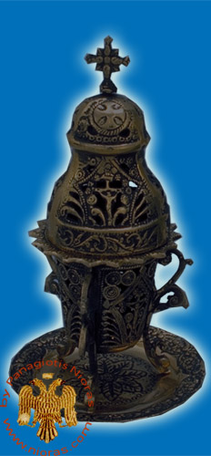 Gianiotiko 24cm Antique Standing Oil Candle