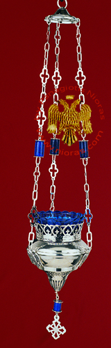 Eagle Design with Beads Hanging Oil Candle