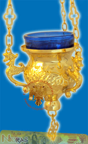 Orthodox Hanging Oil Candle Lace D
