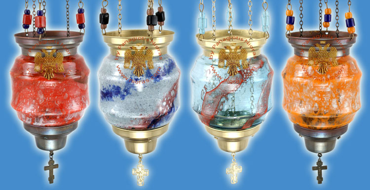 Glass Hanging oil Candle Design G