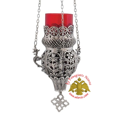 Orthodox Hanging Oil Candle Handmade Design A Nickel