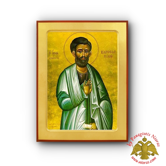 Απόστολος Βαρθολομαίος Ξύλινη Βυζαντινή Εικόνα
