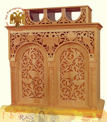 Candle Case Wooden 3 Sites A