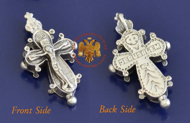 Traditional Byzantine Orthodox Silver 925 Cross - S6