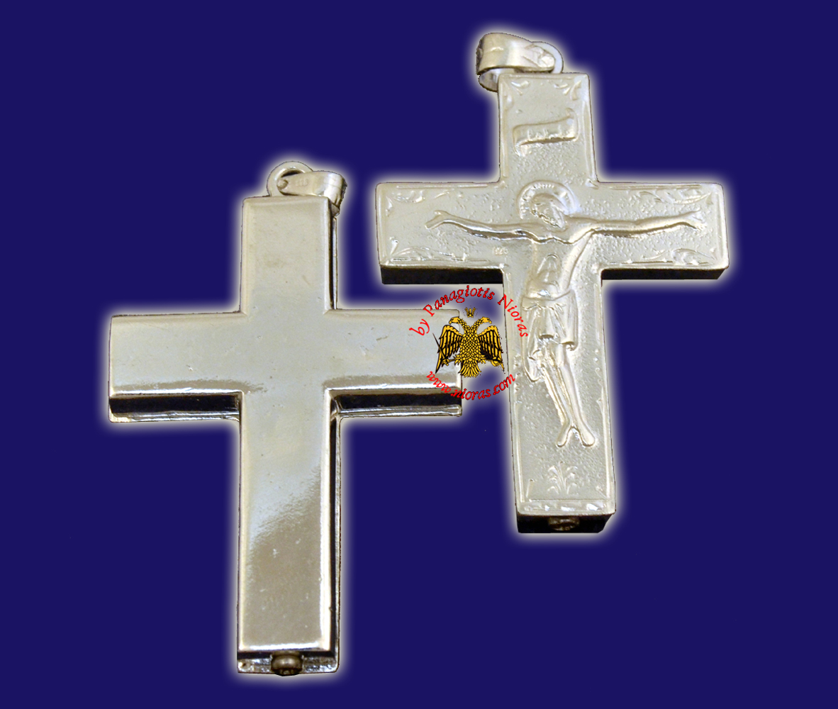 Traditional Byzantine Orthodox Silver 925 Cross - 719
