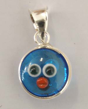 Silver Blue Eyes for Neck with Faces A