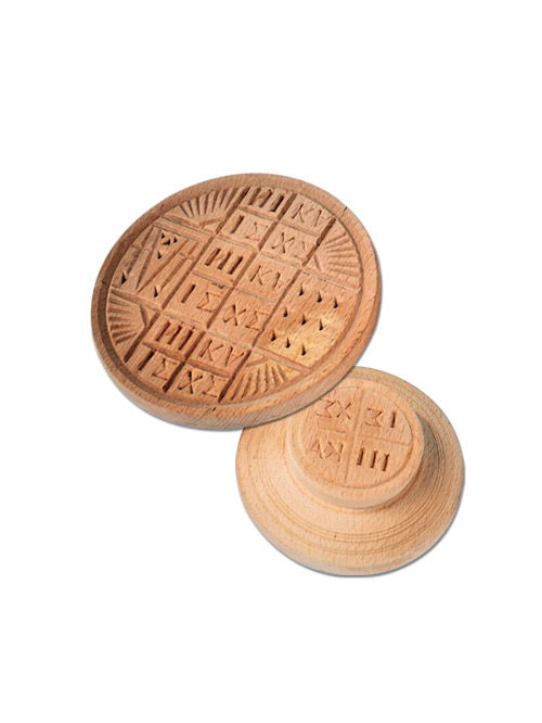 Prosphora Stamp from Natural Wood