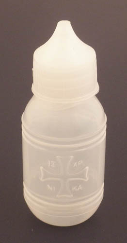 Holy Water or Holy Oil Bottle Plastic 15ml ICXC SET of 10