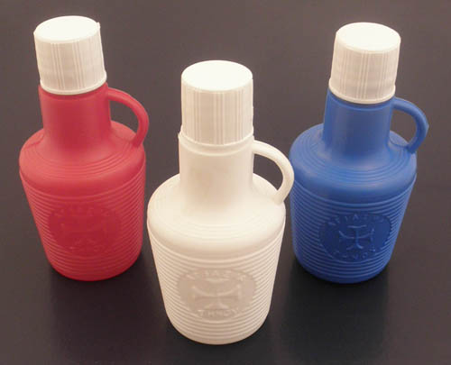 Holy Water Bottle Plastic h:9x4cm SET 10pcs
