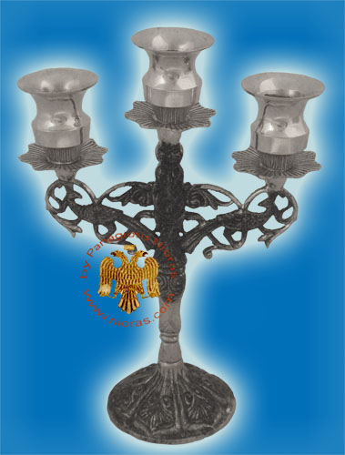 Peacock Design A Candle Stand Nickel