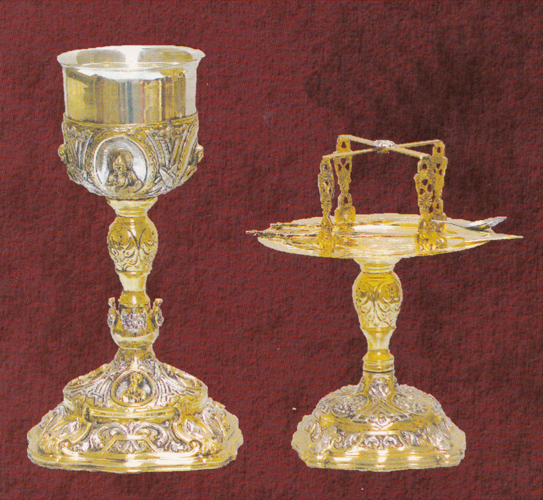 Ecclesiastical Chalice Set Russian Style Design D