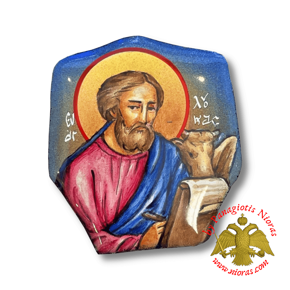 Enamel Holy Icon Saint Luke the Apostle