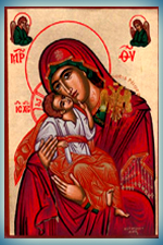 Hand Made Icons of Holy Virgin Mary