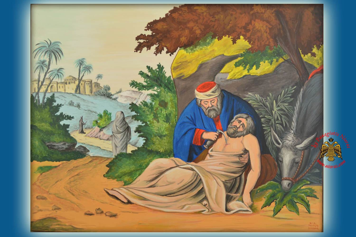 Hagiography Icon Parable of the Good Samaritan <b> Special Order Request </b>