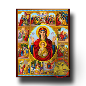 Neoclassical Icons of Theotokos