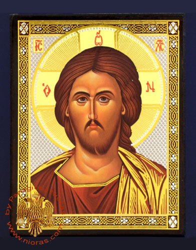 Εικόνες Ασημοχρυσοτυπία Χριστός
