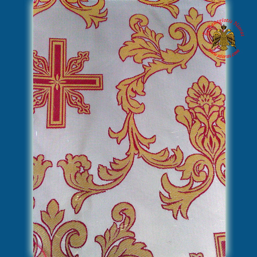 Orthodox Vestment Cloth Liturgical Fabric Cross 6639