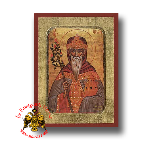 Προφητης Ααρων Ξυλινη Βυζαντινή Εικονα
