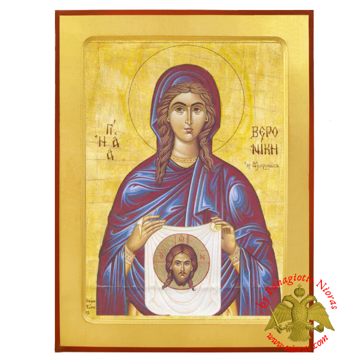 Saint Veronica Byzantine Wooden Icon