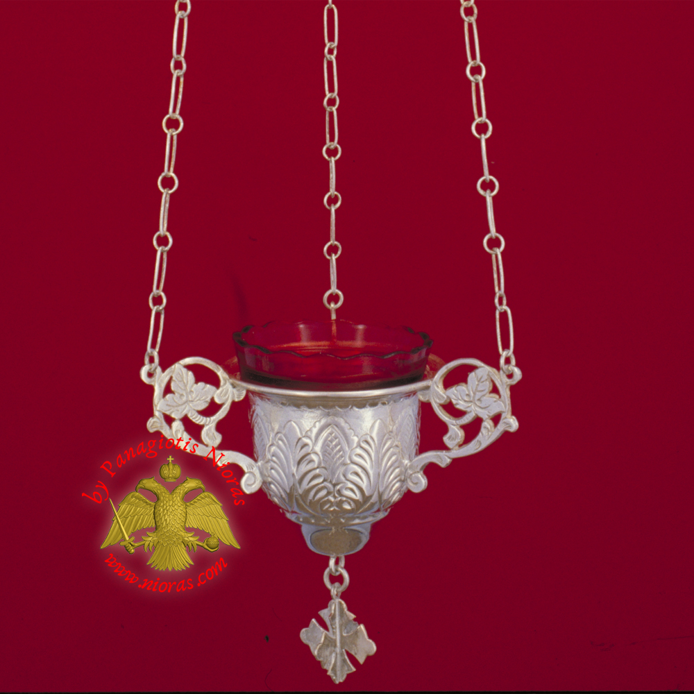 Byzantine Style No.0 Silver Sterling 925 Hanging Oil Candle