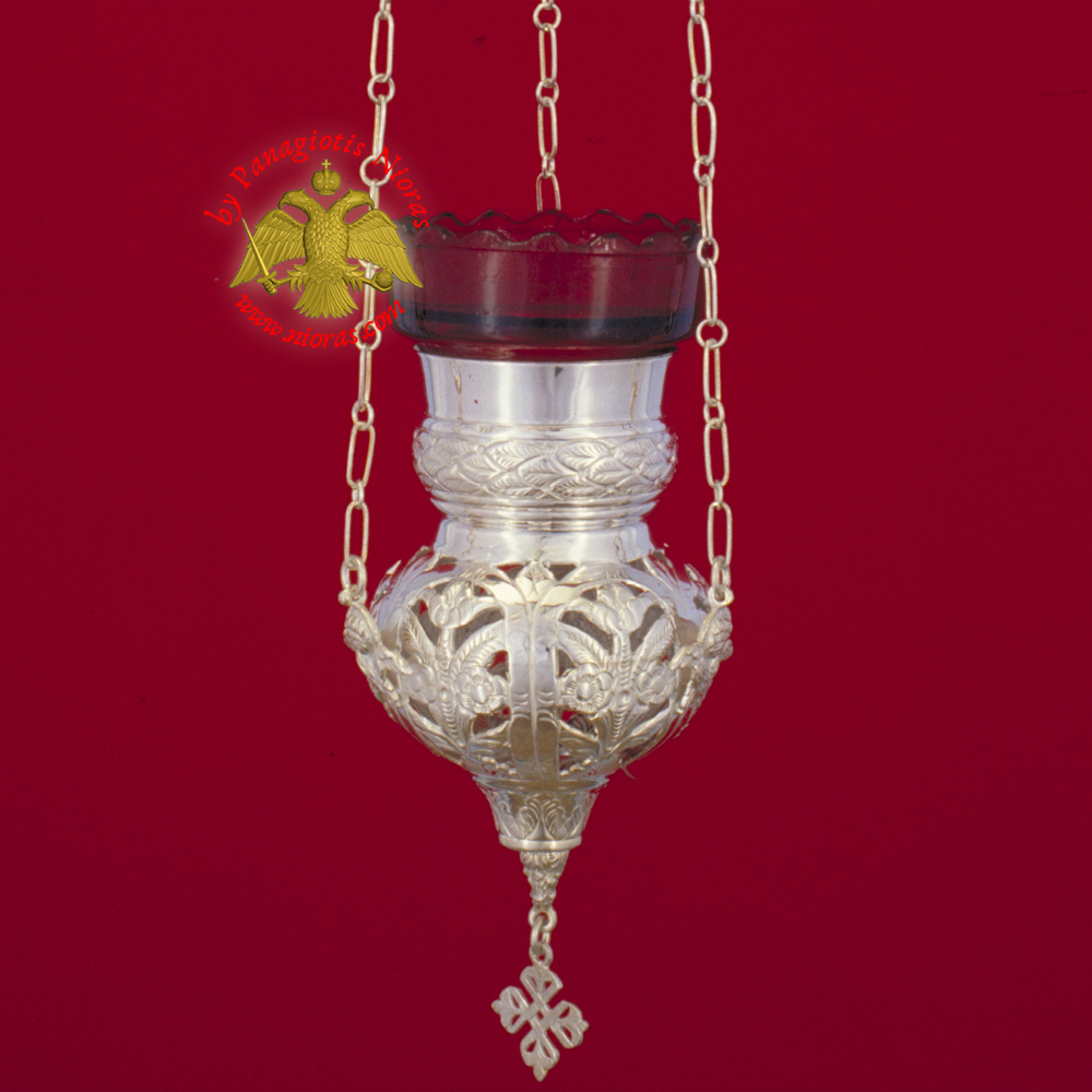 Kerkiraiko Style No.0 Silver Sterling Hanging Oil Candle Hand Cut