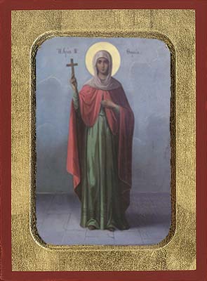 Saint Thomais Byzantine Wooden Icon