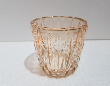 Glass Coloured Cup Shaped Tea Light Candle 10x10x10cm