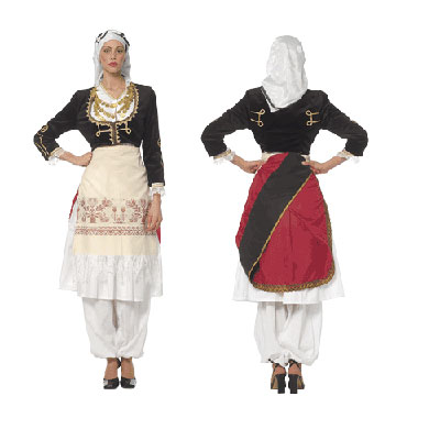 Cretan Female Traditional Dance Costume