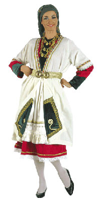 Macedonian Female Traditional Dance Costume