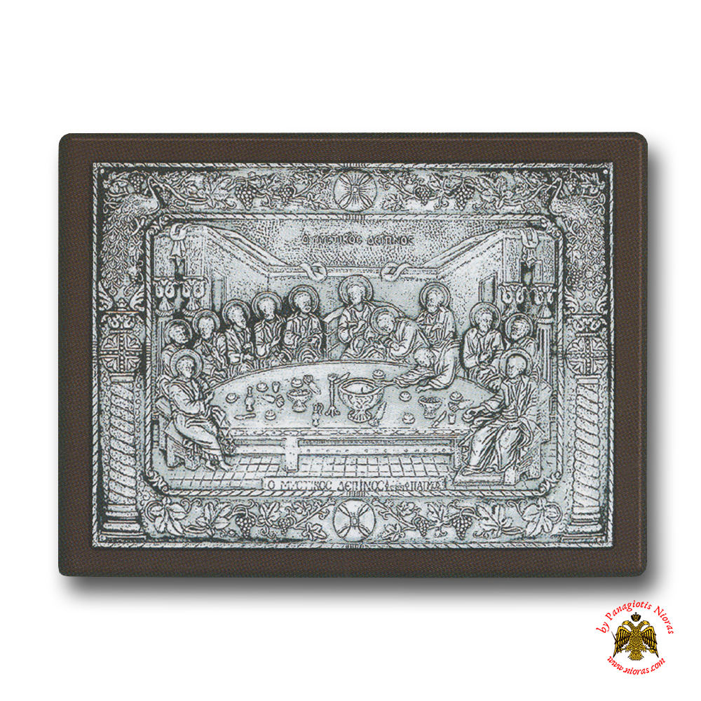 The Last Supper Silver Holy Icon