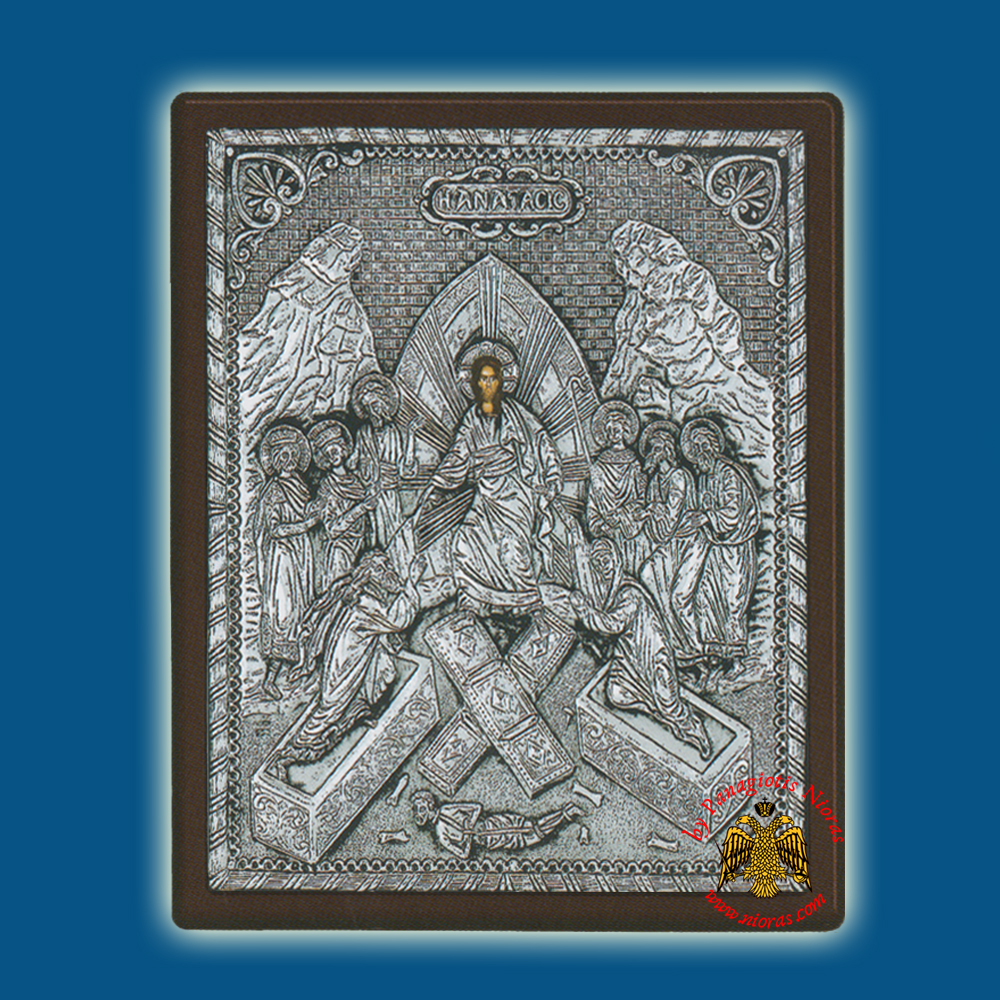 The Resurrection Of Christ Silver Holy Icon