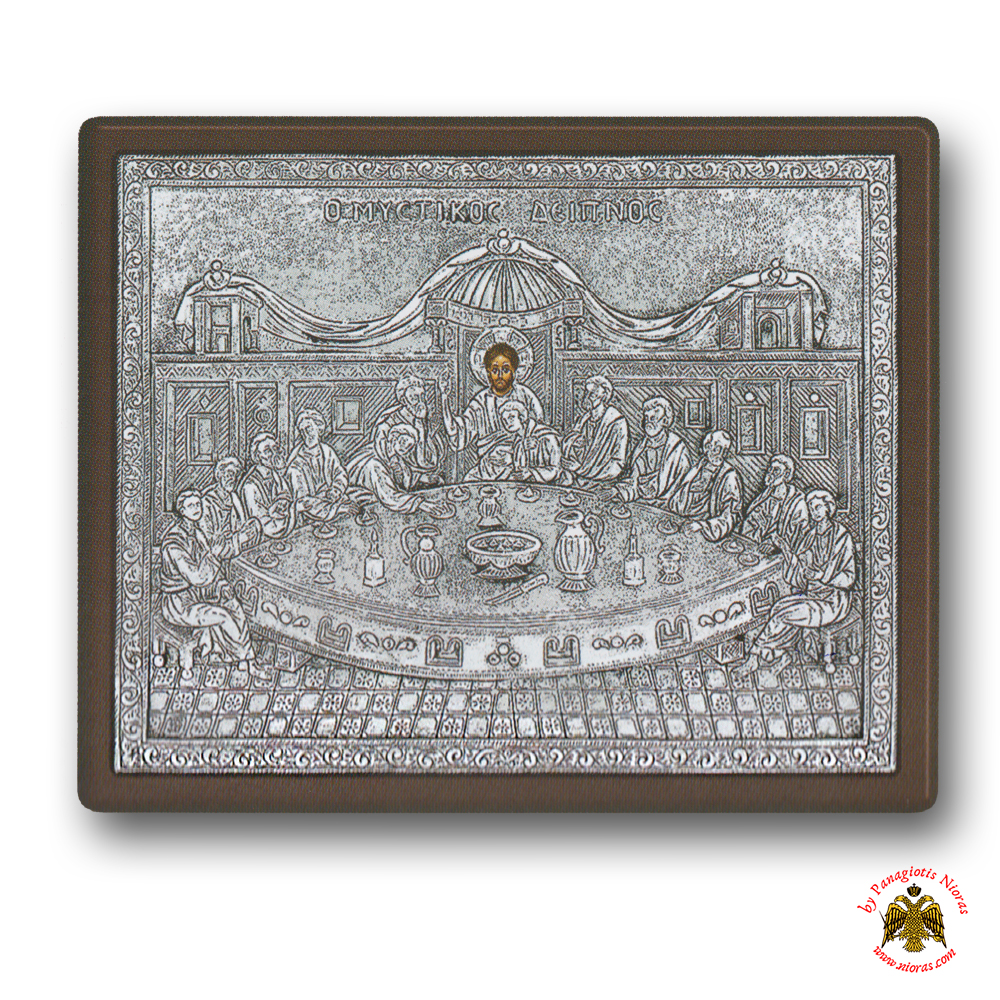 Last Supper Silver Holy Icon