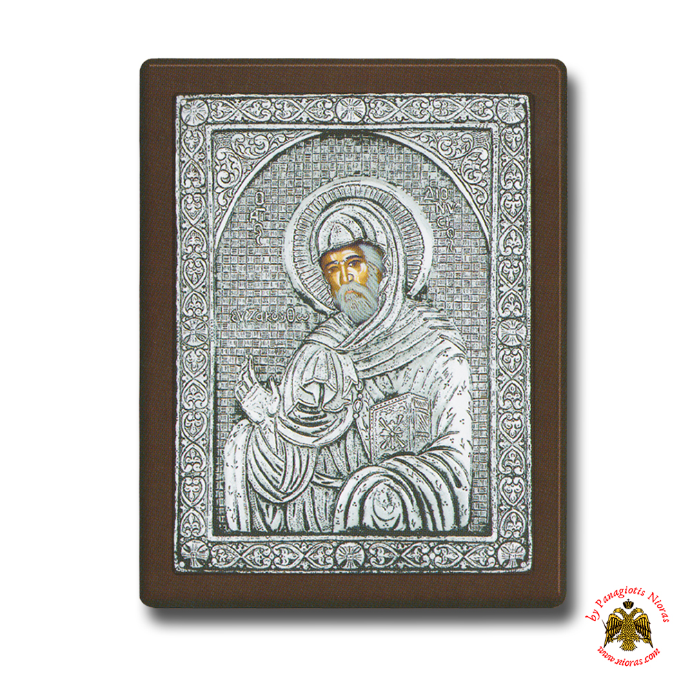 Saint Dionisios Silver Holy Icon