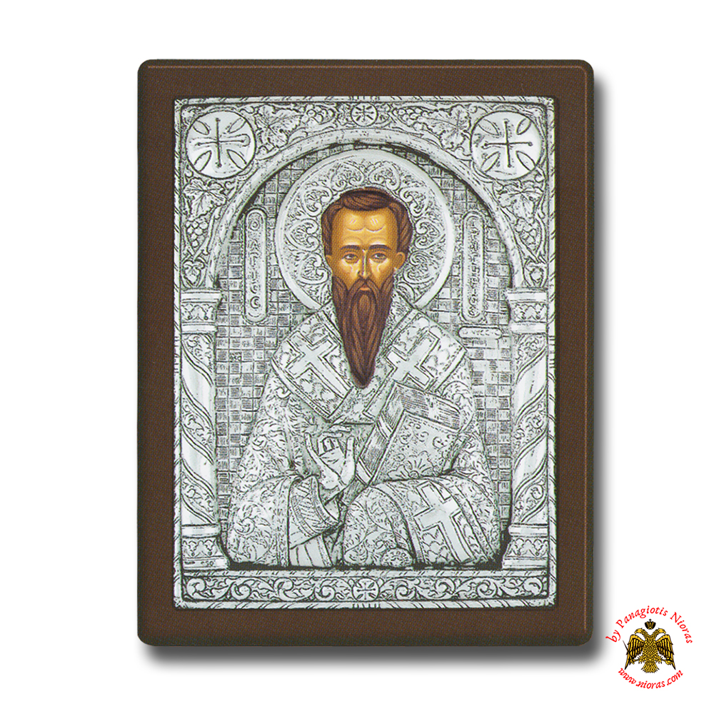 Saint Gregory Silver Holy Icon