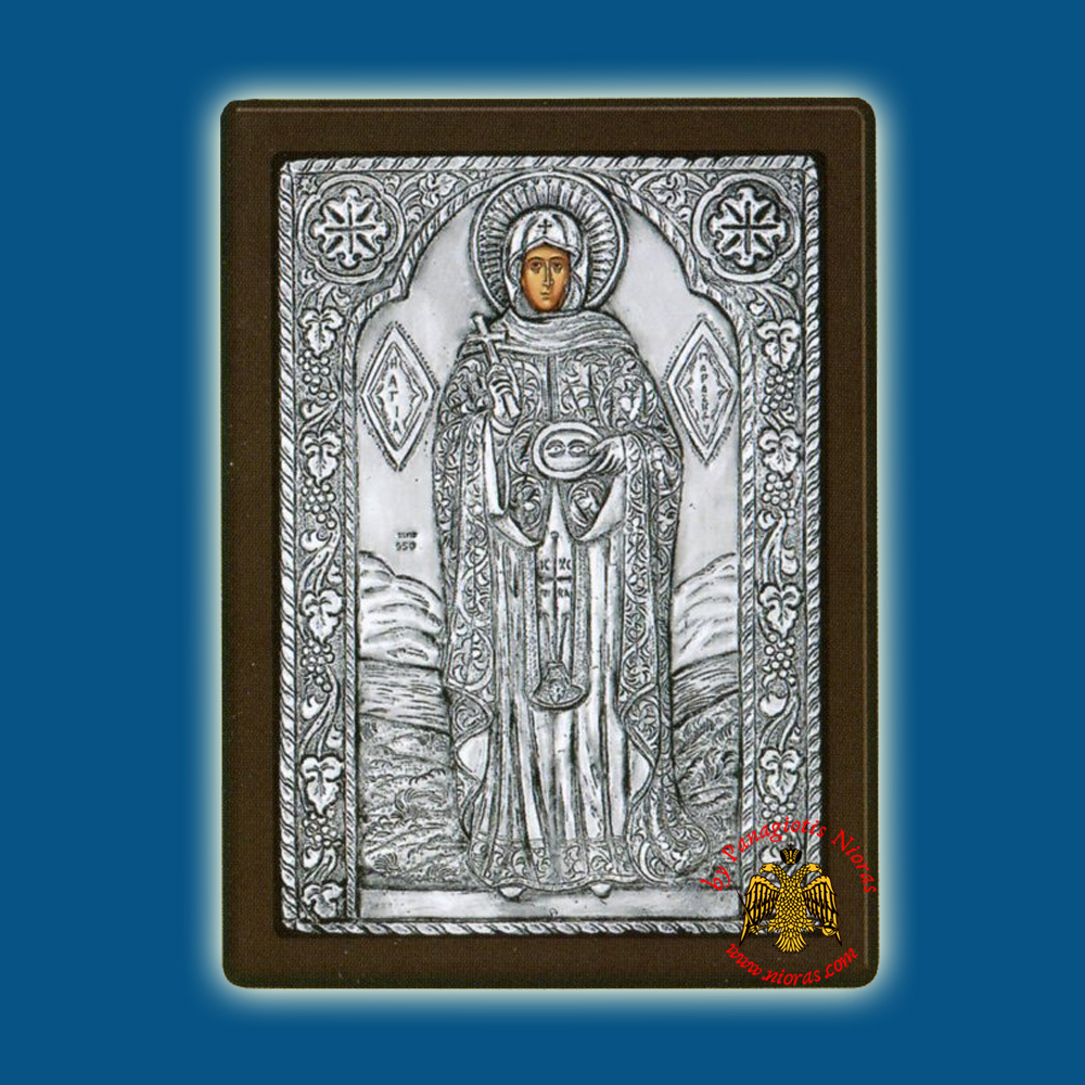 Saint Paraskeve Silver Holy Icon