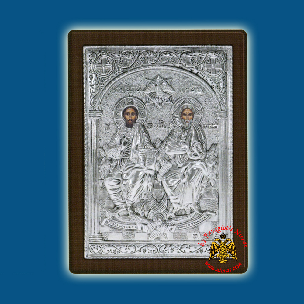 Holy Trinity Silver Holy Icon