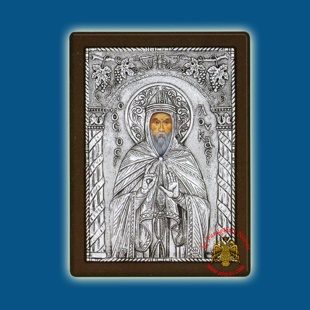 Saint Luke the Apostle and Evangelist Silver Holy Icon
