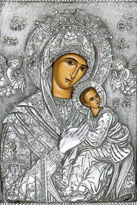 Silver Byzantine Icons