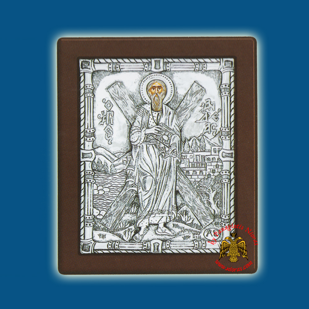 Saint Andrew Silver Holy Icon