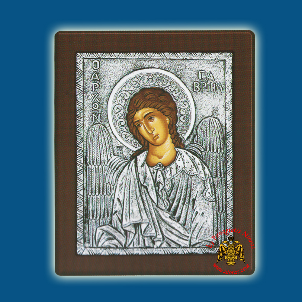 Saint Gabriel Archangel Silver Holy Icon
