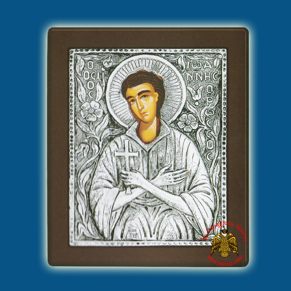 Saint John of Russia Silver Holy Icon