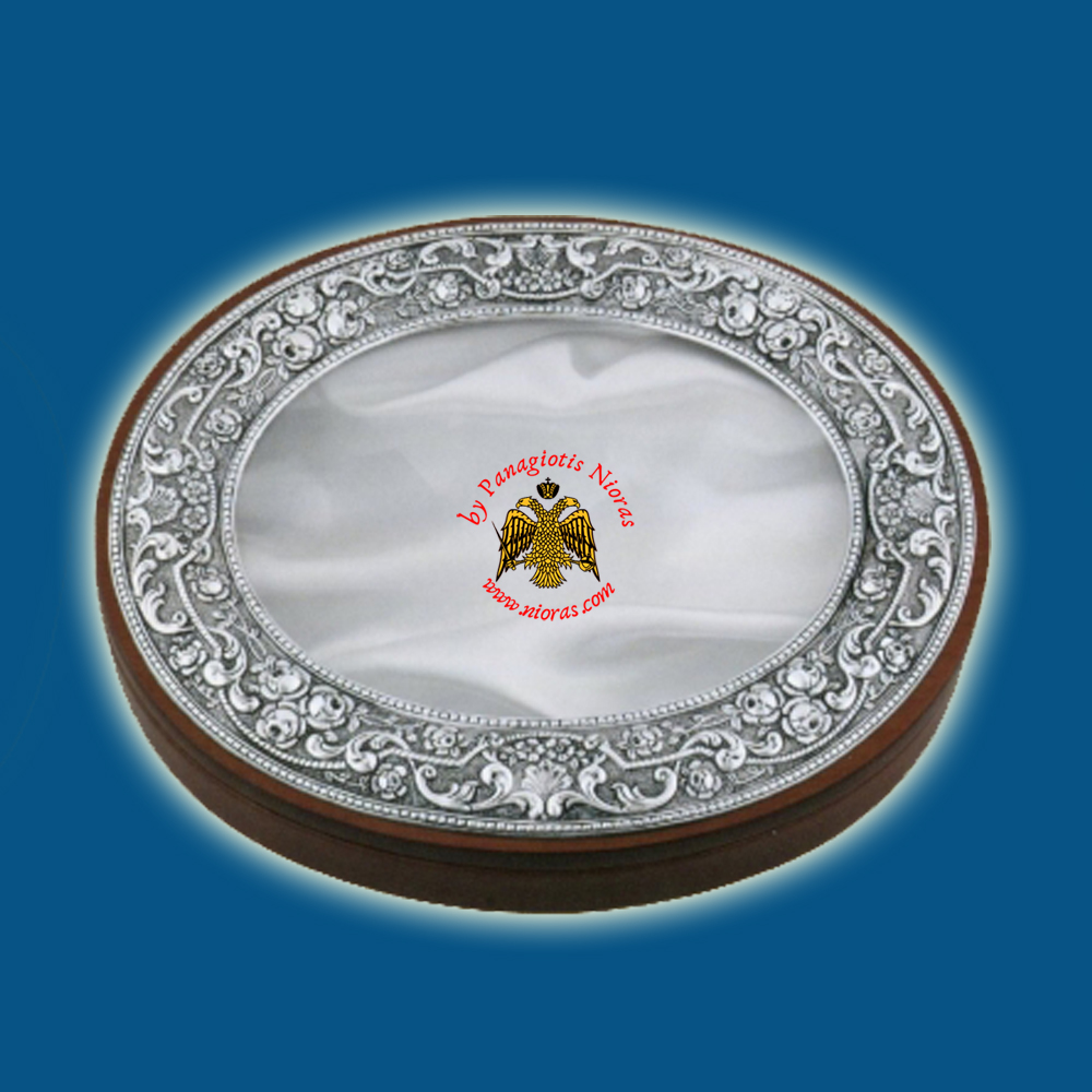 Silver Wedding Crown Box Design 940B Oval Shape