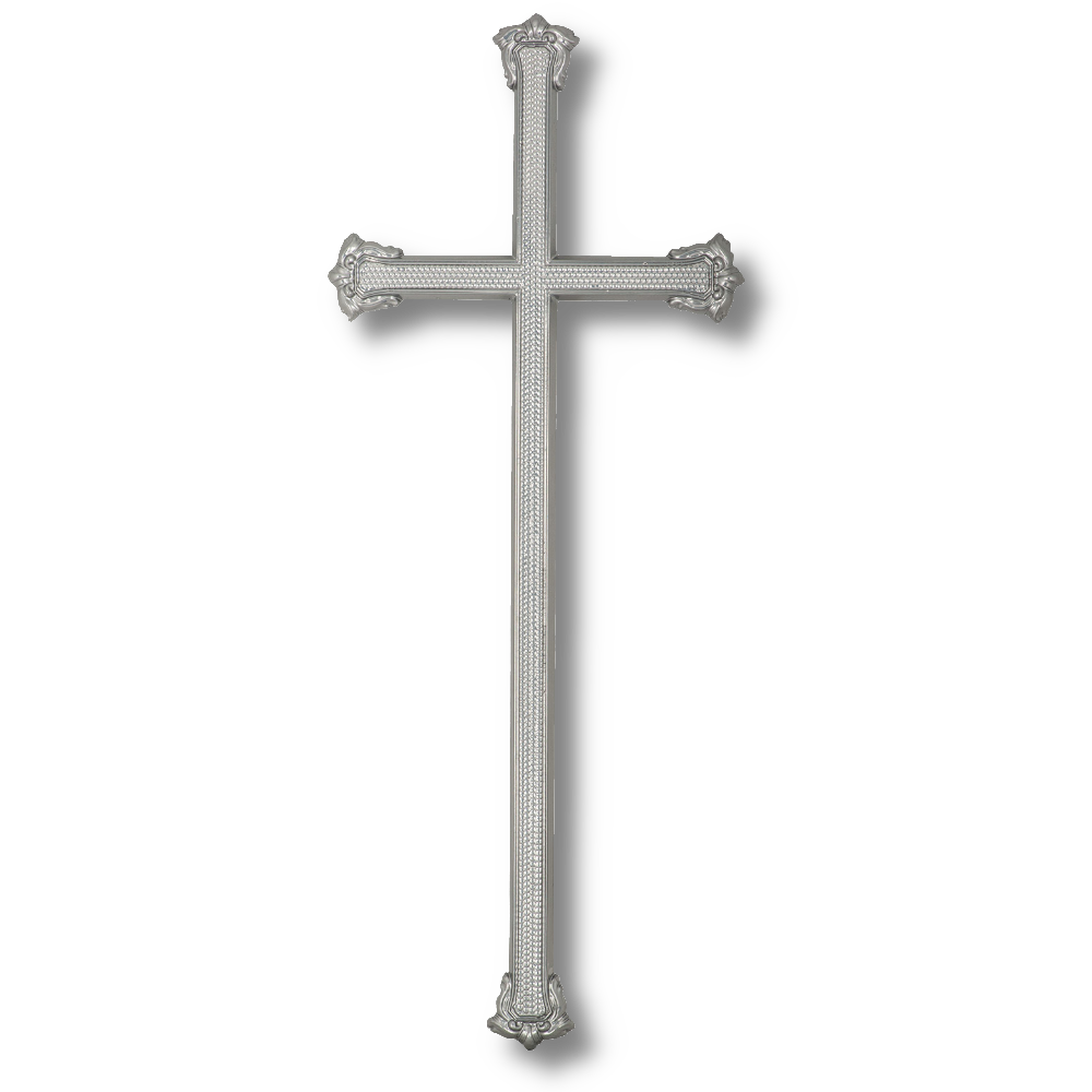 Cemetery Memorial Byzantine Orthodox Aluminum 55 Χ 22 cm