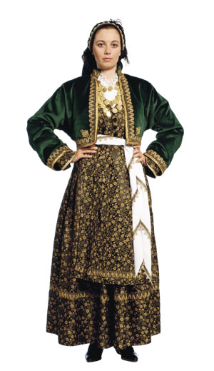 Veria Female Traditional Dance Costume
